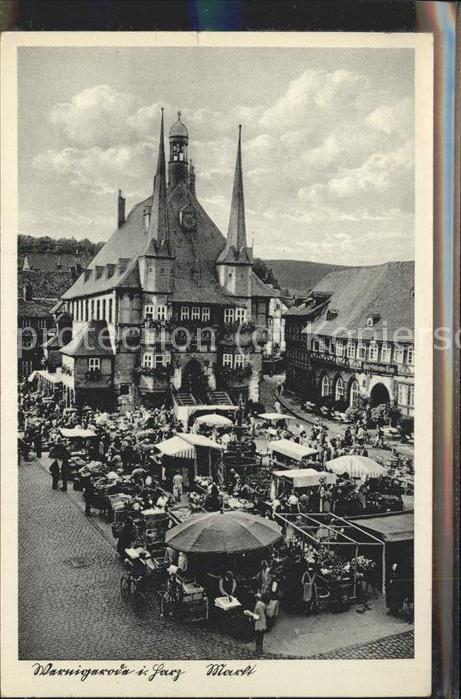 Wernigerode Harz Markttag Rathaus