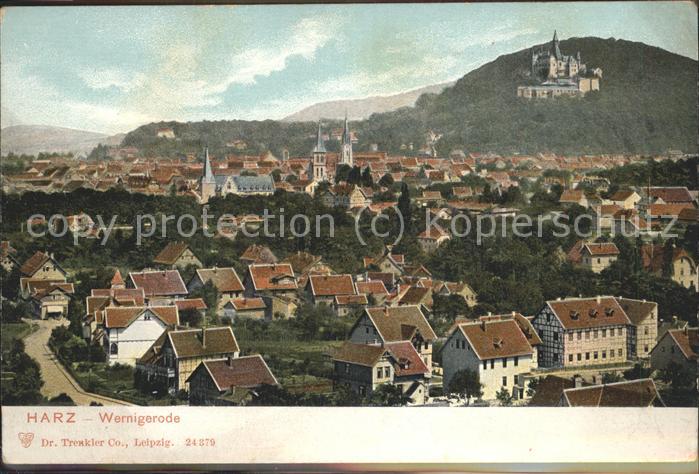 Wernigerode Harz Panorama mit Schloss