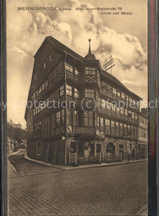Wernigerode Harz Altes Haus Breitestrasse 78 Hotel zum B