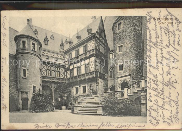 Wernigerode Harz Schlosshof