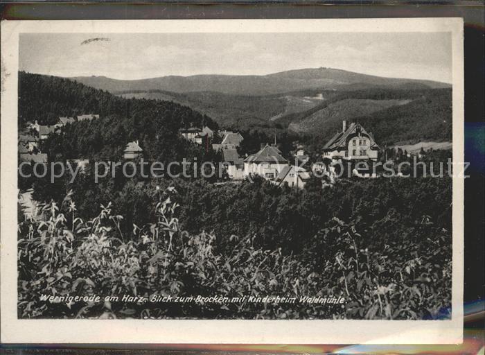 Wernigerode Harz Kinderheim Waldmühle Brocke