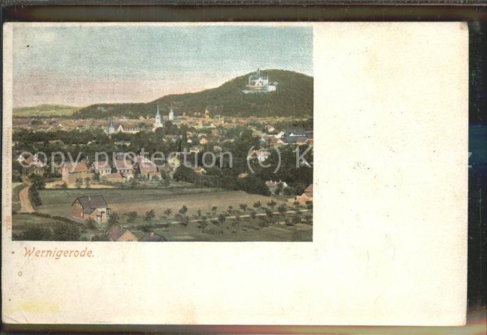Wernigerode Harz Panorama mit Schloss