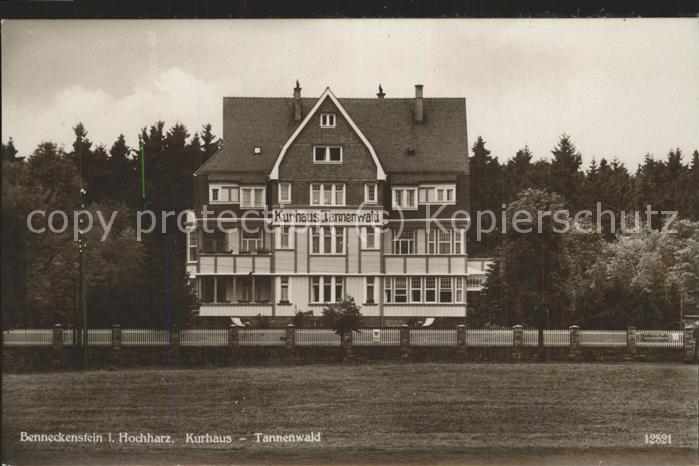 Benneckenstein Kurhaus Tannenwald
