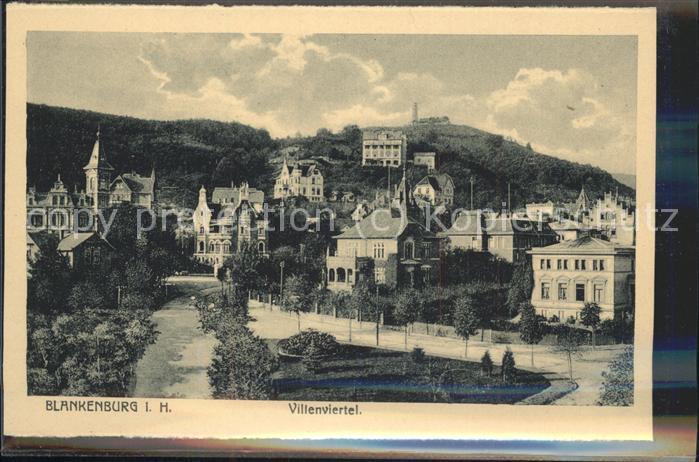 Blankenburg Harz Villenviertel