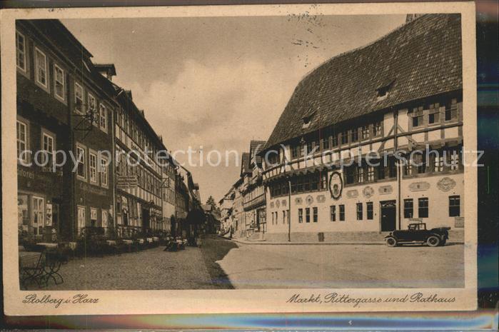 Stolberg Harz Markt Rittergasse Rathaus