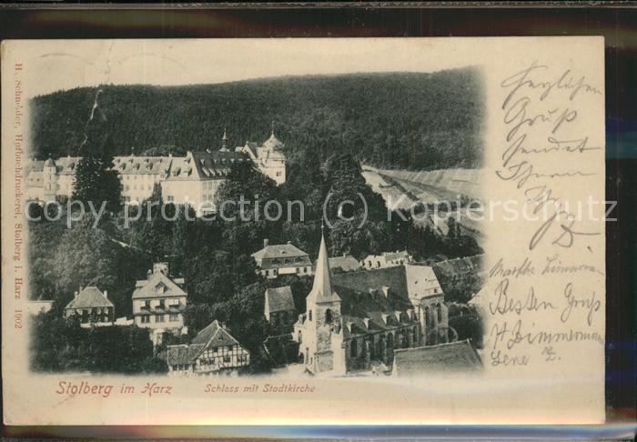 Stolberg Harz Schloss Stadtkirche