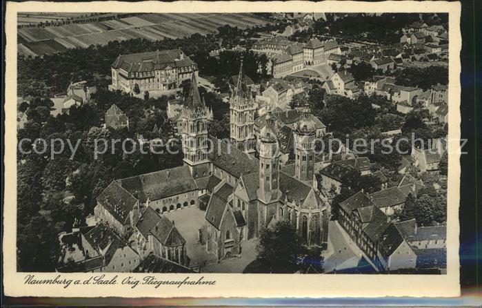 Naumburg Saale Fliegeraufnahme Dom