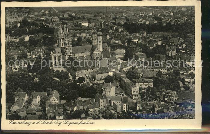 Naumburg Saale Fliegeraufnahme Stadt Dom