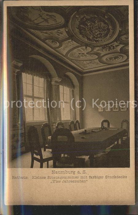 Naumburg Saale Rathaus Kleines Sitzungszimmer Stuckdec
