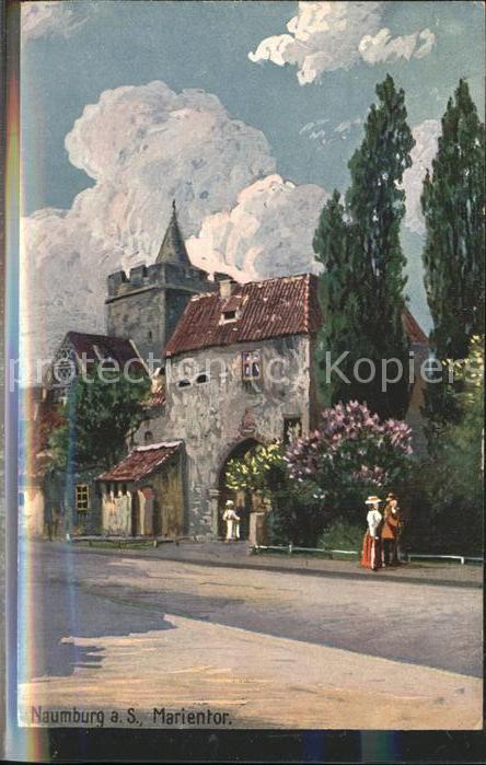 Naumburg Saale Künstlerkarte Marientor