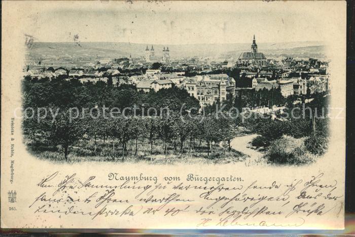 Naumburg Saale Bürgergarten