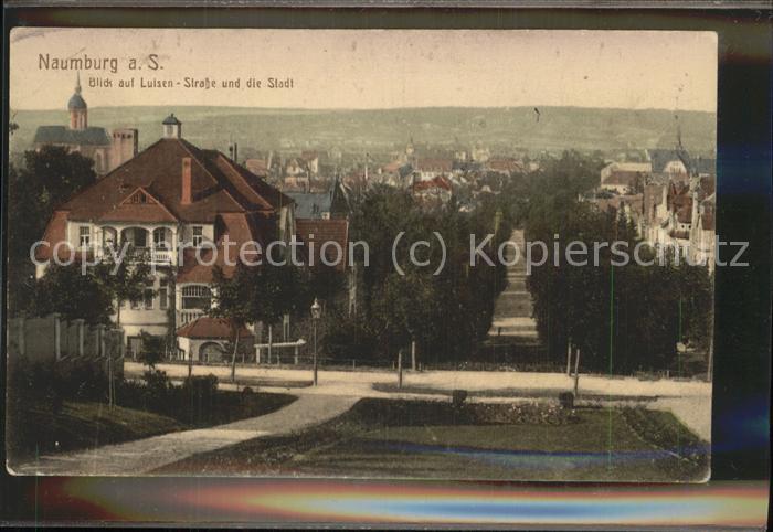 Naumburg Saale Luisen Str. Stadt
