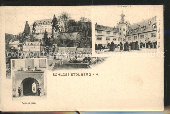 Stolberg Harz Schloss Aussenthor