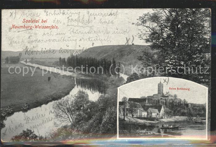 Naumburg Saale Ruine Schönburg Weissenfels