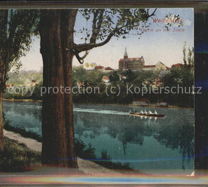 Weissenfels Saale An der Saale Ruderboot