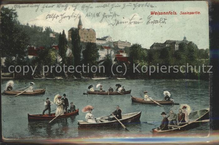 Weissenfels Saale An der Saale Ruderboote