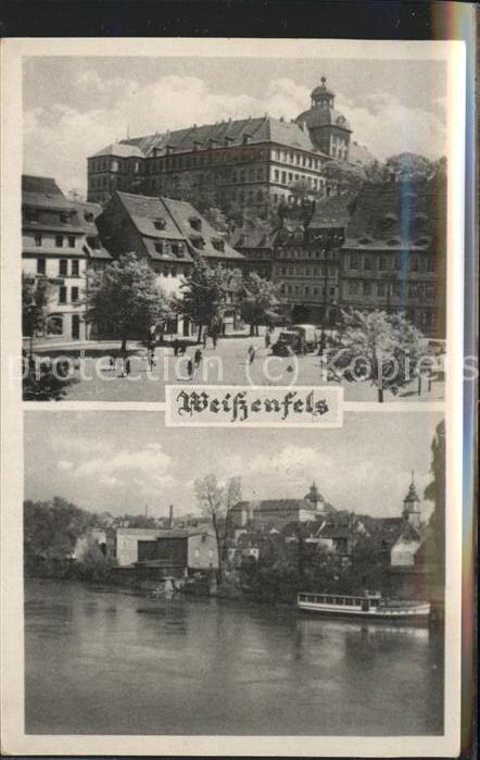 Weissenfels Saale Markt Saale Schiff