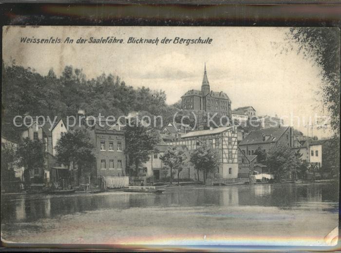 Weissenfels Saale Saalefähre Bergschule