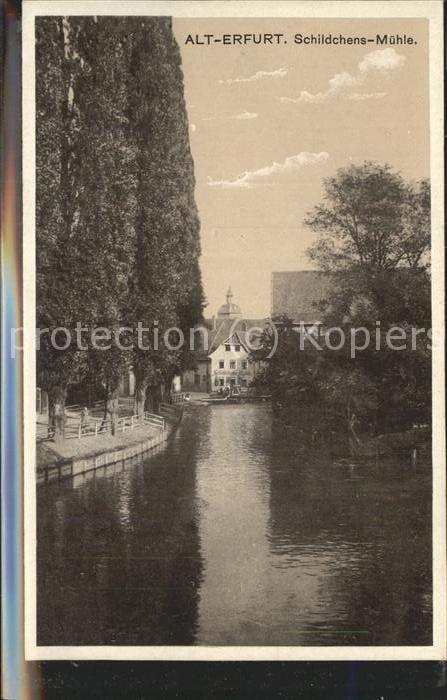 ERFURT  CITY Schildchens Muehle