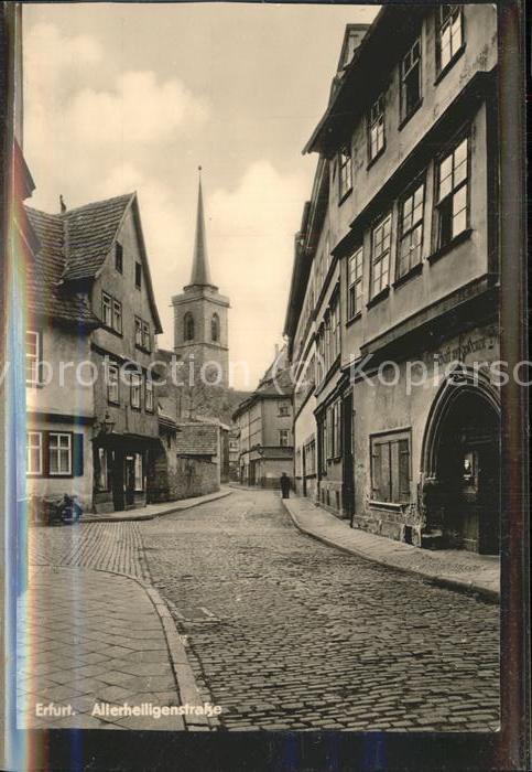 ERFURT  CITY Allerheiligenstrasse