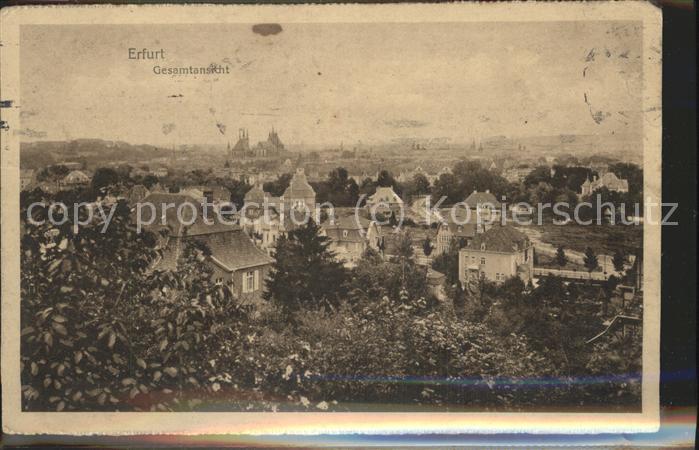 ERFURT  CITY Gesamtansicht