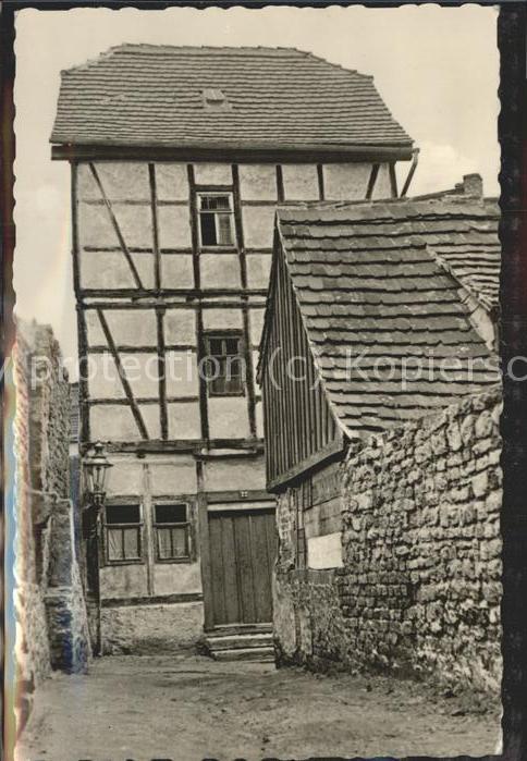 ZEITZ Sachsen-Anhalt Wochenbette altes Haus Fachwerk