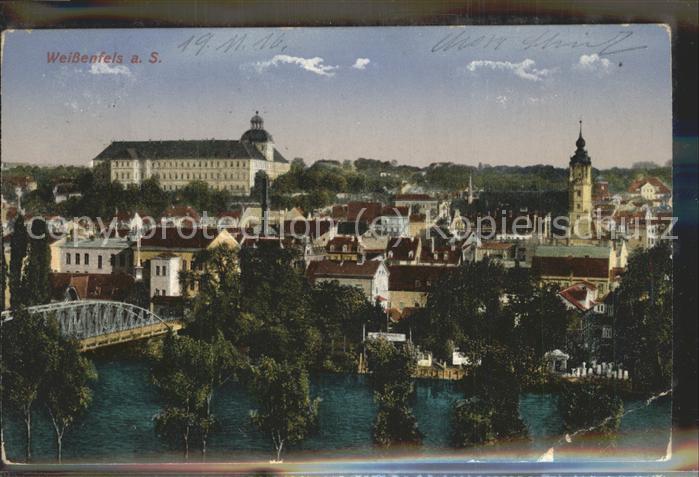 Weissenfels Saale Panorama mit Saale