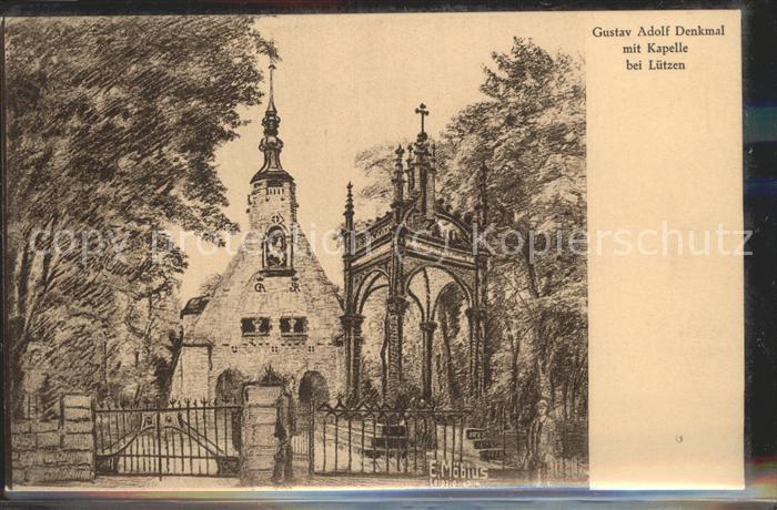 Luetzen Gustav Adolf-Denkmal mit Kapelle