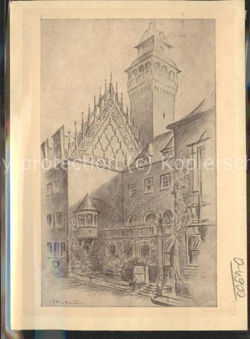 ZEITZ Sachsen-Anhalt Rathaus Kuenstlerkarte