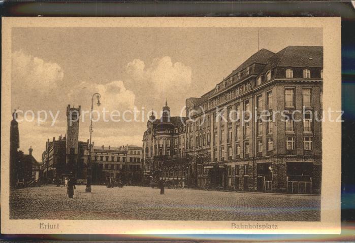 ERFURT  CITY Bahnhofsplatz