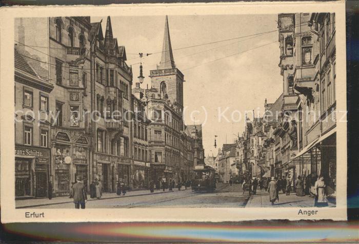 ERFURT  CITY Anger Strassenbahn