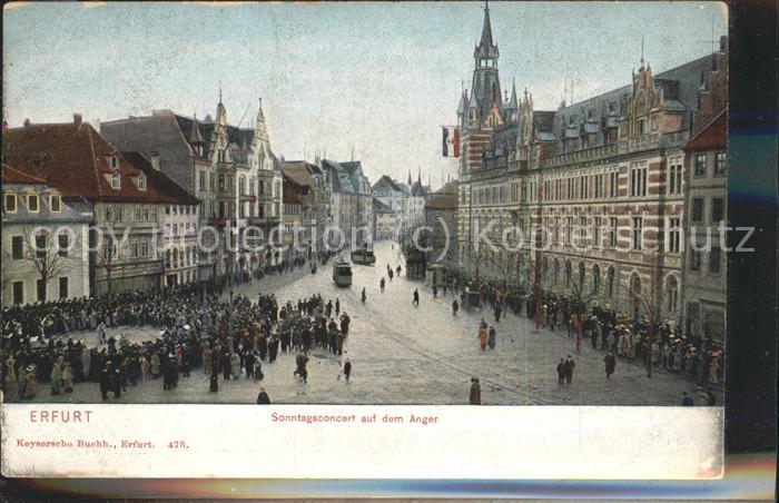 Erfurt Sonntagskonzert auf dem Anger Strassenb