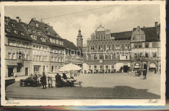 Weimar Thueringen Markt