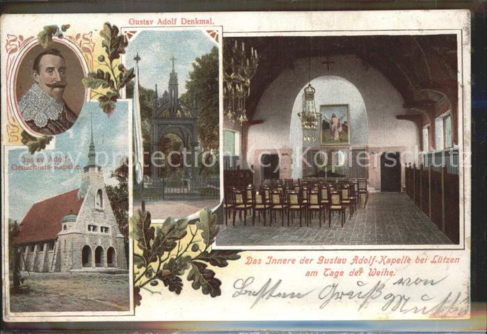 Luetzen Gustav Adolf-Kapelle und Denkmal