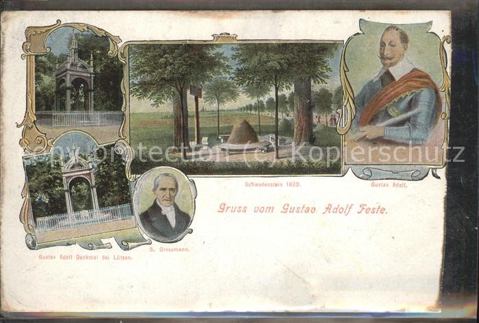 Luetzen Gustav Adolf-Denkmal Schwedenstein