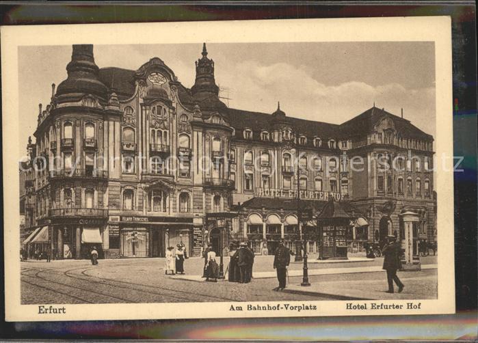 Erfurt Bahnhofsvorplatz Hotel Erfurter Hof