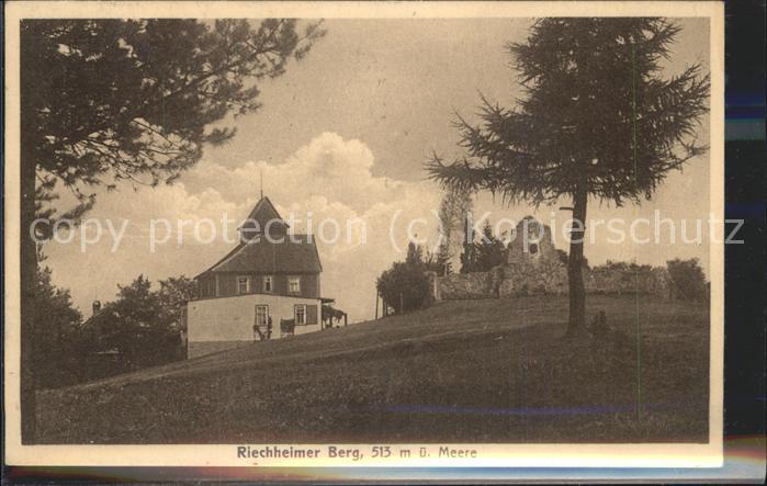 ERFURT  CITY Riechheimer Berg Ruine