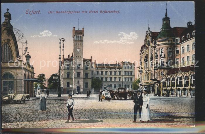 ERFURT  CITY Bahnhofsplatz Hotel Erfurter Hof