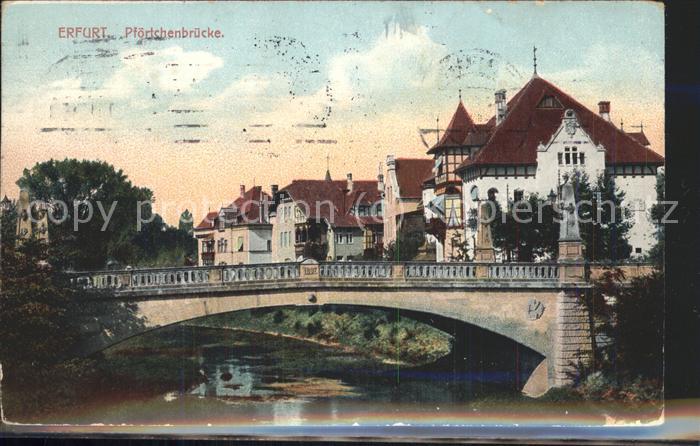 ERFURT  CITY Pfoertchenbruecke