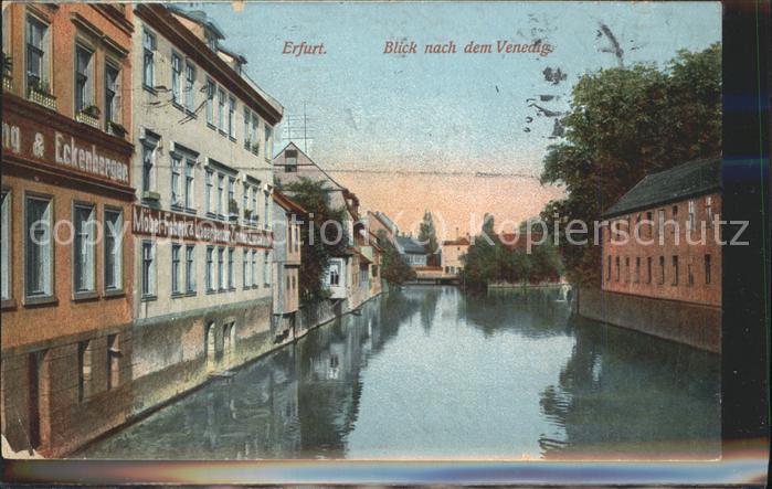 ERFURT  CITY Blick nach dem Venedig