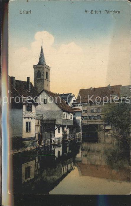 ERFURT  CITY Am Daemchen Altstadt