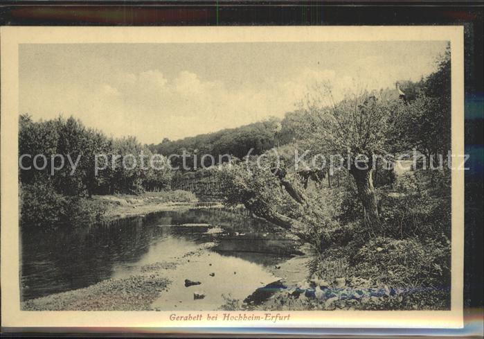 ERFURT  CITY Gerabett bei Hochrhein Erfurt