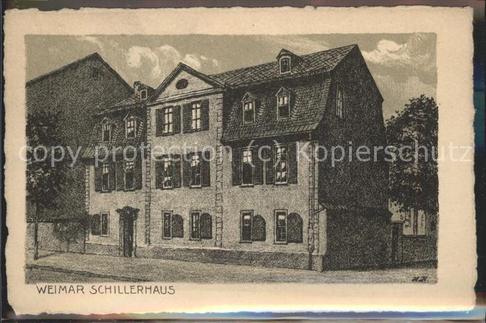 Weimar Thueringen Schillerhaus