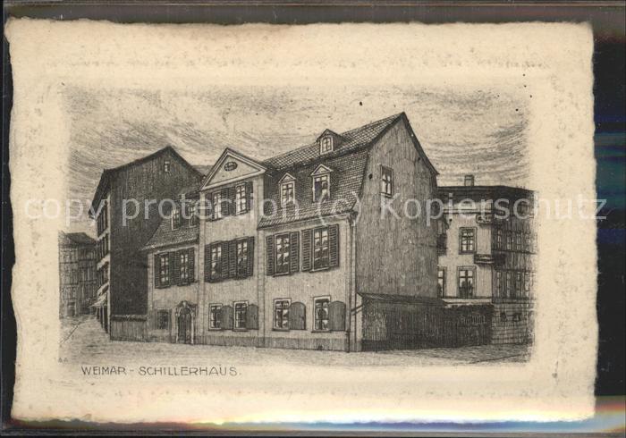 Weimar Thueringen Schillerhaus