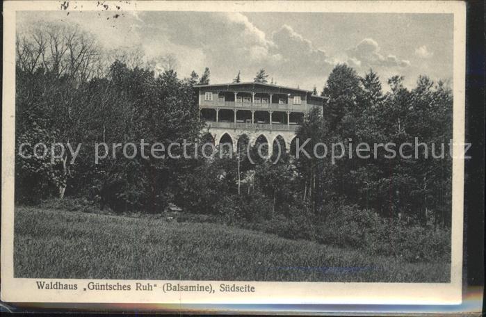 Weimar Thueringen Waldhaus Güntsches Ruh