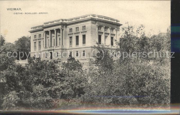 Weimar Thueringen Goethe Schiller Archiv