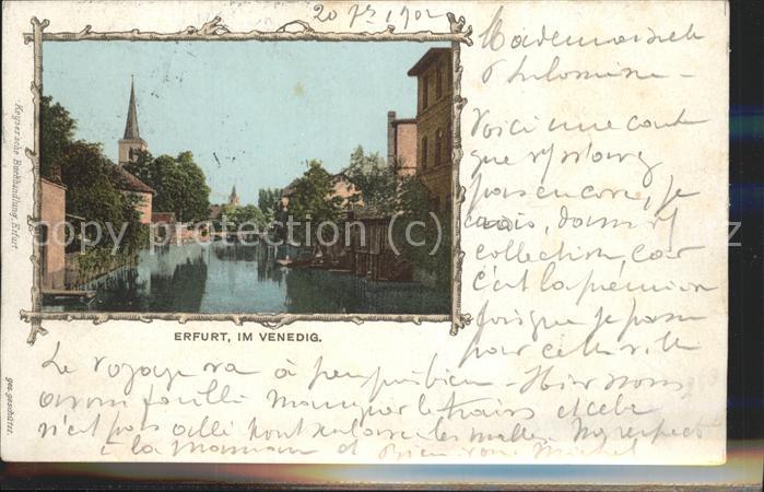 ERFURT  CITY Im Venedig