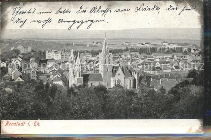 Arnstadt Ilm Stadtblick Kirche