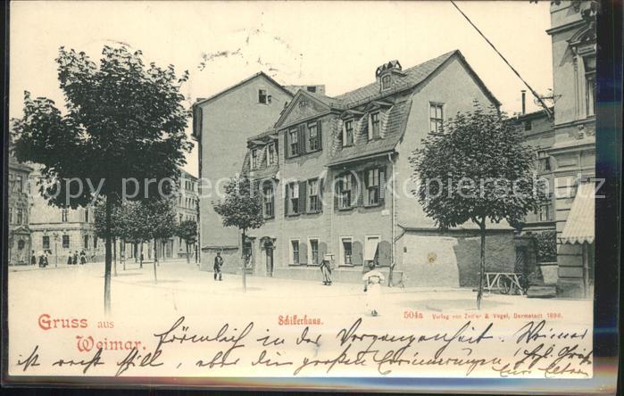 Weimar Thueringen Schillerhaus