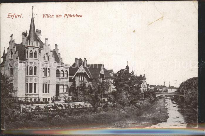 Erfurt Villen am Pförtchen Feldpost